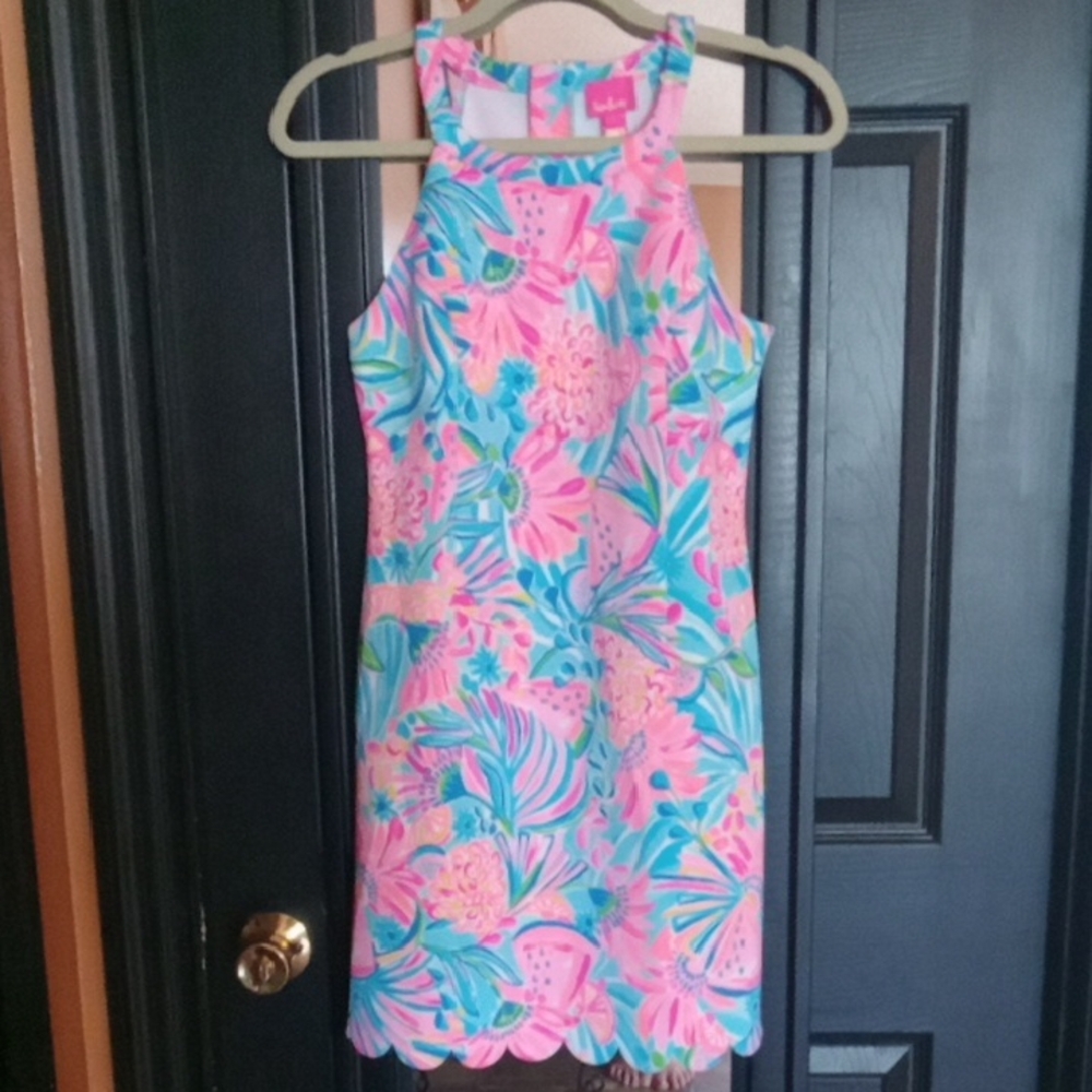 Lilly Pulitzer girls Sophelia "Tropical Punch Print" Size 16